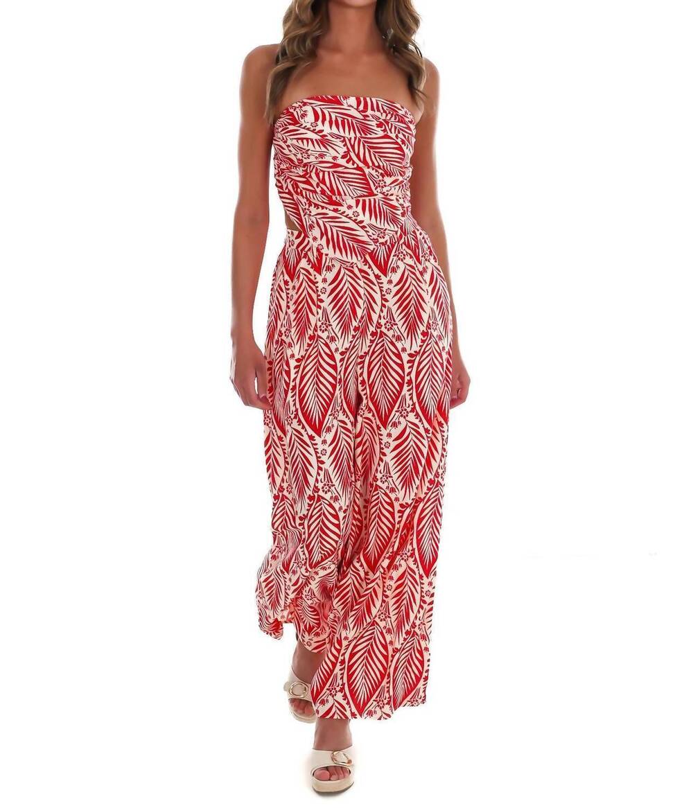 NEW HYFVE women's island heat two piece set in red